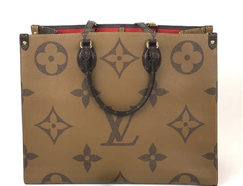 louis vuitton reverse monogram giant on the go|louis vuitton monogram tote bag.